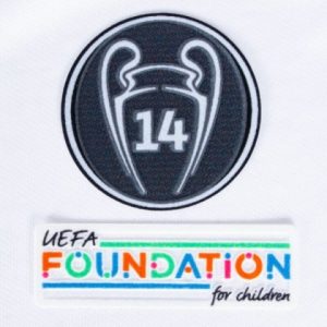 UCL 14 Times Trophy & UEFA Foundation Patches